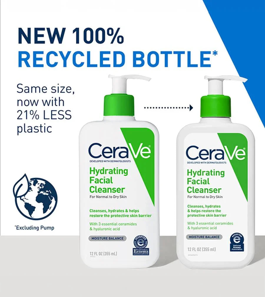 Buy CeraVe Hydrating Facial Cleanser (Normal to Dry Skin) - 236ml at Best Price Online in UAE - Glow Beauty