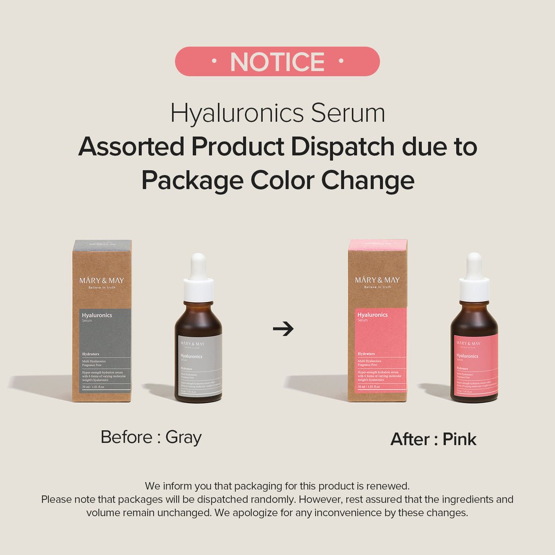 Mary & May Hyaluronic Serum – 30ml - Glow Beauty