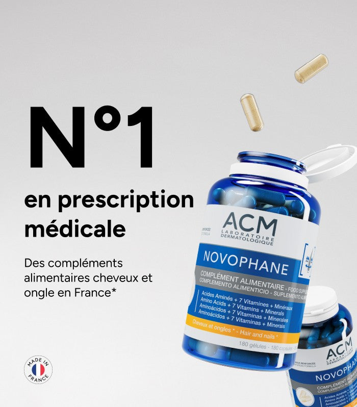 Buy ACM Novophane Food Supplement Box of 180 Capsules at Best Price Online in UAE - Glow Beauty
