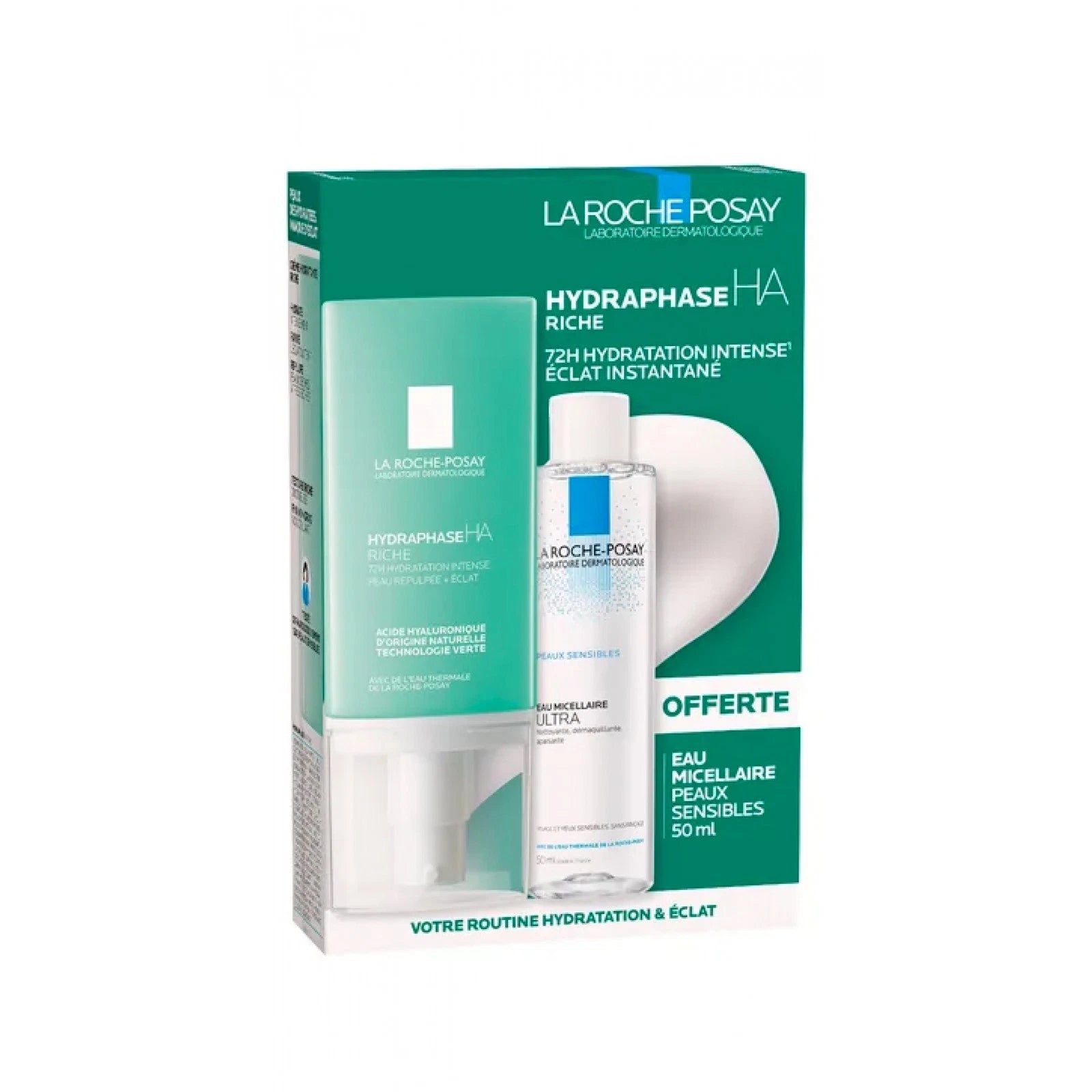 Buy La Roche-Posay Hydraphase HA Riche 50 ml + Micellar Water at Best Price Online in UAE - Glow Beauty