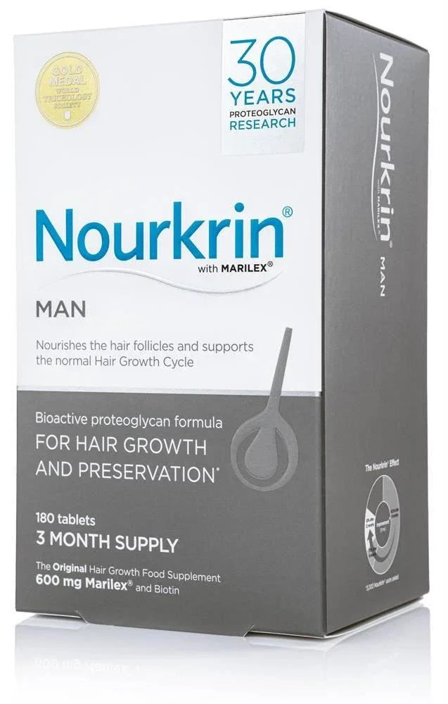 Nourkrin  Man – 3-Month Hair Preservation Programme (180 Tablets)