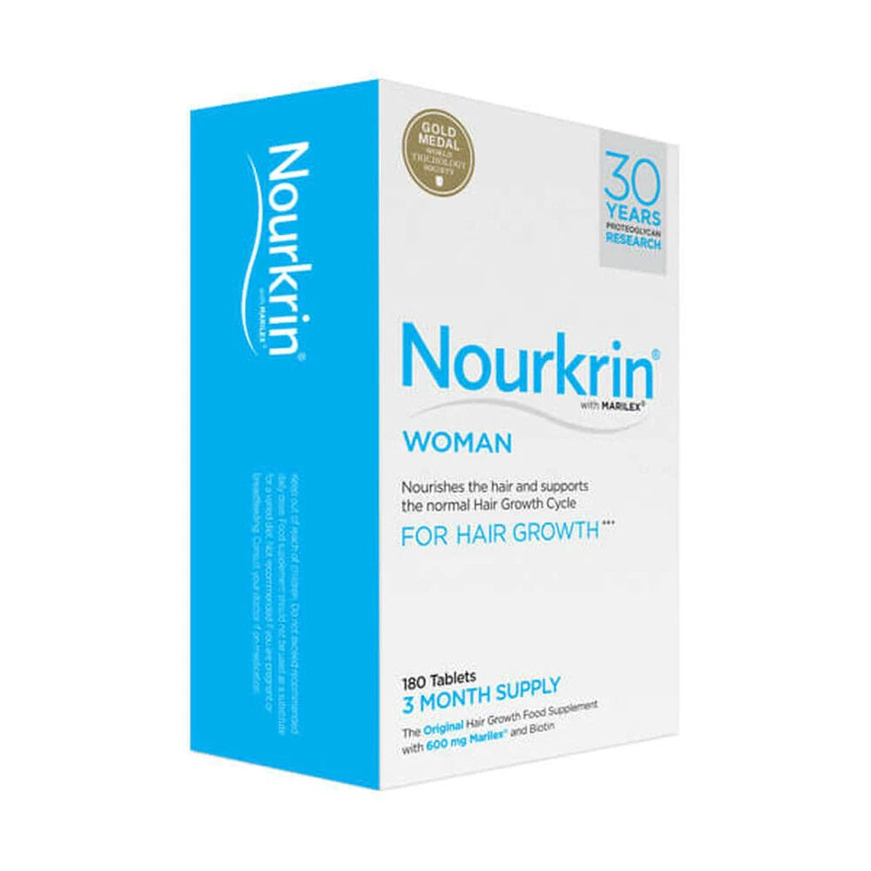 Nourkrin Woman – Hair Growth Support (180 Tablets) / 3-Month Supply