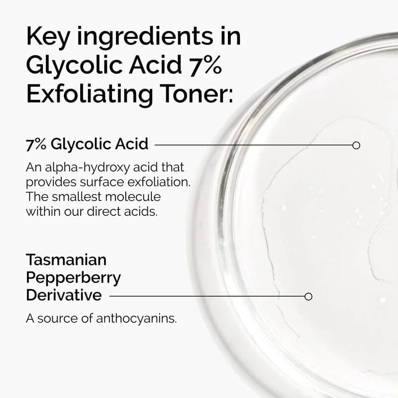 The Ordinary Glycolic Acid 7% Exfoliating Toner - 100ml - Glow Beauty