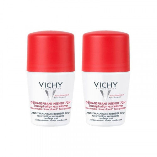 Buy Vichy Intensive Antiperspirant 72h Excessive Perspiration (Pack of 2) at Best Price Online in UAE - Glow Beauty